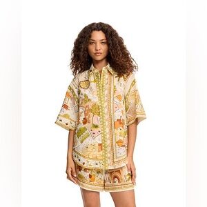 Alemais BAZAAR SHIRT $340 NEW without tag